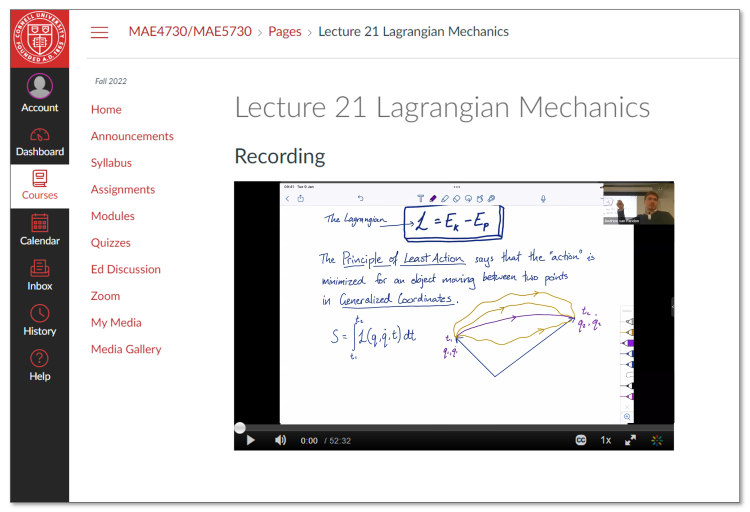 Zoom lecture by Andrew van Paridon in context of the DL learning app