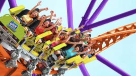 Lake Compounce's Phobia Phear roller coaster, which was design ed Cornell alum Jim Seay
