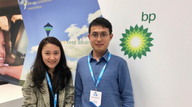 Elvis Cao and Xu Liu at BP Advancing Energy Scholars 